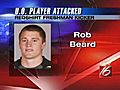 Attacked football player improving