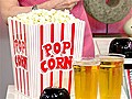 Are there more calories in beer or popcorn?