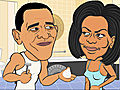 The Obamas: Bathroom Talk               // video added December 11,  2009            // 0 comments             //                             // Embed video: