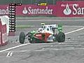 F1 Deutschland 2010 Liuzzi Crash Quali SKY