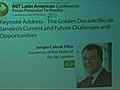 MIT Sloan - XIV Latin American Conference 2011 - Part 4 (Sergio Cabral)