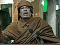 LIBYA: Isolated Gaddafi denounces protesters,  refuses to quit