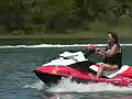 Royalty Free Stock Video HD Footage Riding a Jet Ski on a Lake in Ft. Lauderdale,  Florida