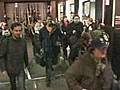 Fans queue for a copy of the new game
