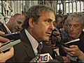 Platini condemns parcel bomb