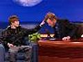 Justin Bieber Wants Conan’s Haircut 02/14/11