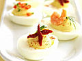 Favorite Topped Deviled Eggs