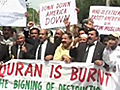 Protests build against proposed Koran-burning