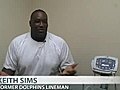 Former Dolphins player Keith Sims talks about his struggle with weight