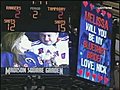 Fans Marriage Proposal Fails at NY Rangers Valentines Game