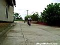 Motorcycle Stoppie U-Turn