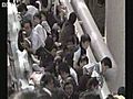 Tokyo yürüyen merdiveninde garip kaza!