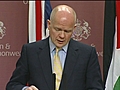 Hague on Libya no-fly zone