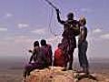 Massai warriors turn lion protectors