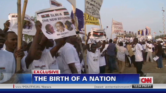 Sudanese cheer independence