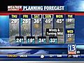 VIDEO: 13WHAM Weather Authority Morning Forecast -- 12/11/08