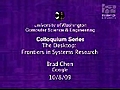 The Desktop: Frontiers in Systems Research