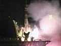 Astronauts blast off on space voyage