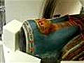 Researchers peer into mummy coffin