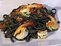 How to Make Fresh Prawn and Squid Ink Pasta