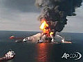 Golfo del Messico,  in fiamme piattaforma petrolifera Deepwater Horizon