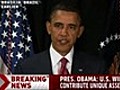 Obama: US Acting in Libya With Broad Coalition