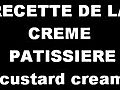 Comment faire une crème pâtissière