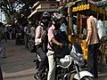 Old Delhi Drive3 Stock Footage