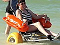 Beach wheelchairs create new &#039;experience&#039;