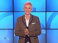 Ellen’s Monologue - 01/26/11