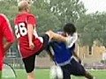 9RAW: Mayor kicks child during soccer match