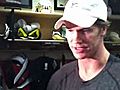 Pronger talks about injured hand