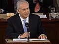 Netanyahu interrupted by protester