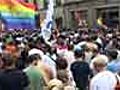 Al gay pride con Nichi Vendola,  Luigi Manconi, Cecchi Paone e Franco Grillini