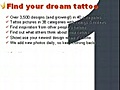 Find Your Dream Tattoo Now, in 3 Easy Steps