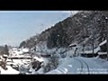 大糸線雪景色201001（南小谷→白馬大池@Rear-View）