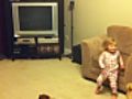 2 Year Old Girl Dances to Star Trek (TOS) Theme Song
