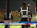 A Major Gas Spill Shuts Down Part Of Route 22