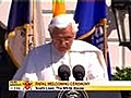 Pope Benedict XVI speech at the White House