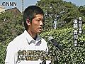 ハンカチ王子ら　日本総領事を表敬