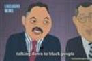 Animation of  Jesse Jackson on Barack Obama 
