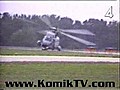 Ağır çekim - Helikopter paramparça oldu