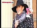 Jimmy Choo founder Tamara Mellon in sky high heels as she picks up OBE