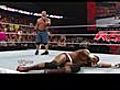 WWE : Monday night RAW : Tag team action : John Cena & Michael Tarver vs Evan Bourne & Mark Henry (04/10/2010).