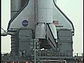 Shuttle Endeavour moves to launch pad