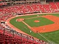 Baseball Stadium Home Run Stock Footage