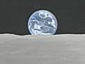 Full Earth-rise Over the Moon!