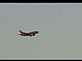 Southwest Airlines Boeing 737 on landing approach to Long Island McArthur Airport