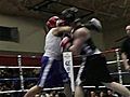 Golden Gloves fight action