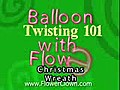 How to Make a Balloon Christmas Wreath